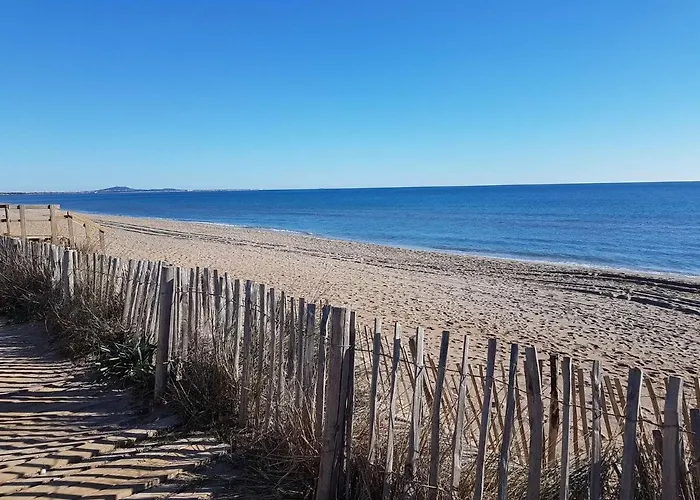 Studio Climatise 2 Couchages, Wifi, Vue Mer Directement A Portiragnes Plage Lxbfm10